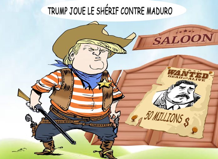 Nature summer background with green grass and blue sky. Vector