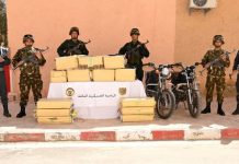 Béchar : Saisie de plus de 10 quintaux de kif traité