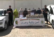 Oran : Saisie de 80 kg de kif traité et six arrestations