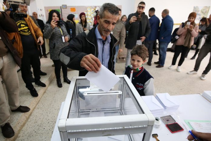 ALGERIA-ALGIERS-PRESIDENTIAL ELECTION-VOTE
